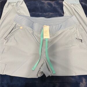 Figs Free X Cool Blue jogger scrub pants